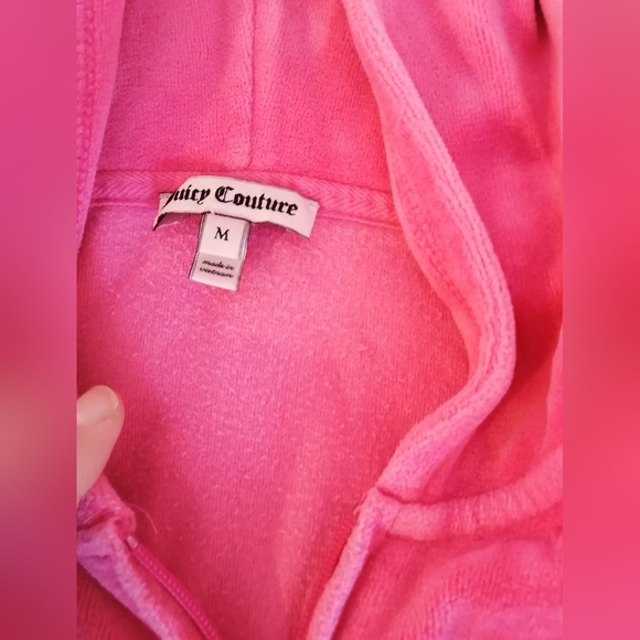 *** SOLD ***  Y2K Juicy Couture Sweater Velour Vest Pin Gold Size Medium - Picture 4 of 4